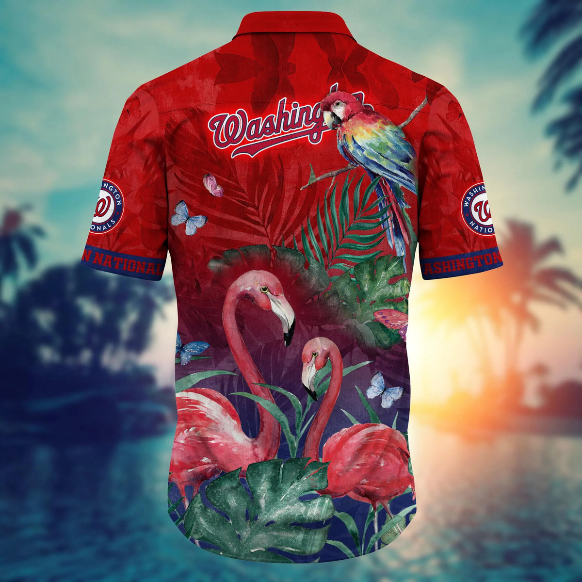 MLB Washington Nationals Hawaiian Shirt Aloha Ecosystem Summer Holiday Gift
