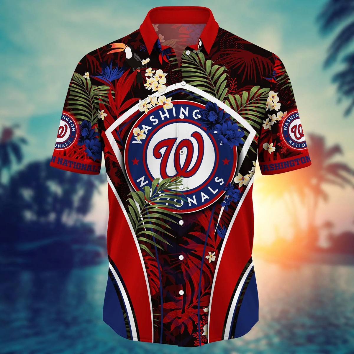 MLB Washington Nationals Hawaiian Shirt Aloha Summer Gift For Beach Trip