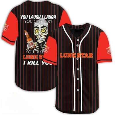 Amched Laugh Cry Take My Lone Star Baseball Jersey Gift For Beer Lovers