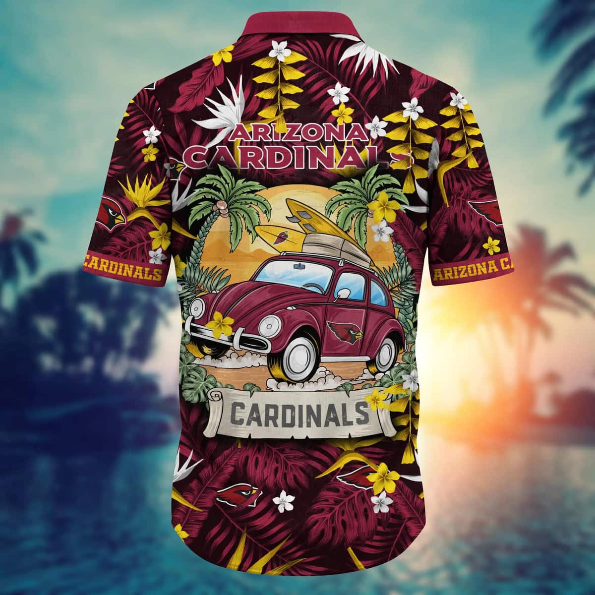 NFL Arizona Cardinals Hawaiian Shirt Tropical Summer Aloha Gift For New  Grandpa