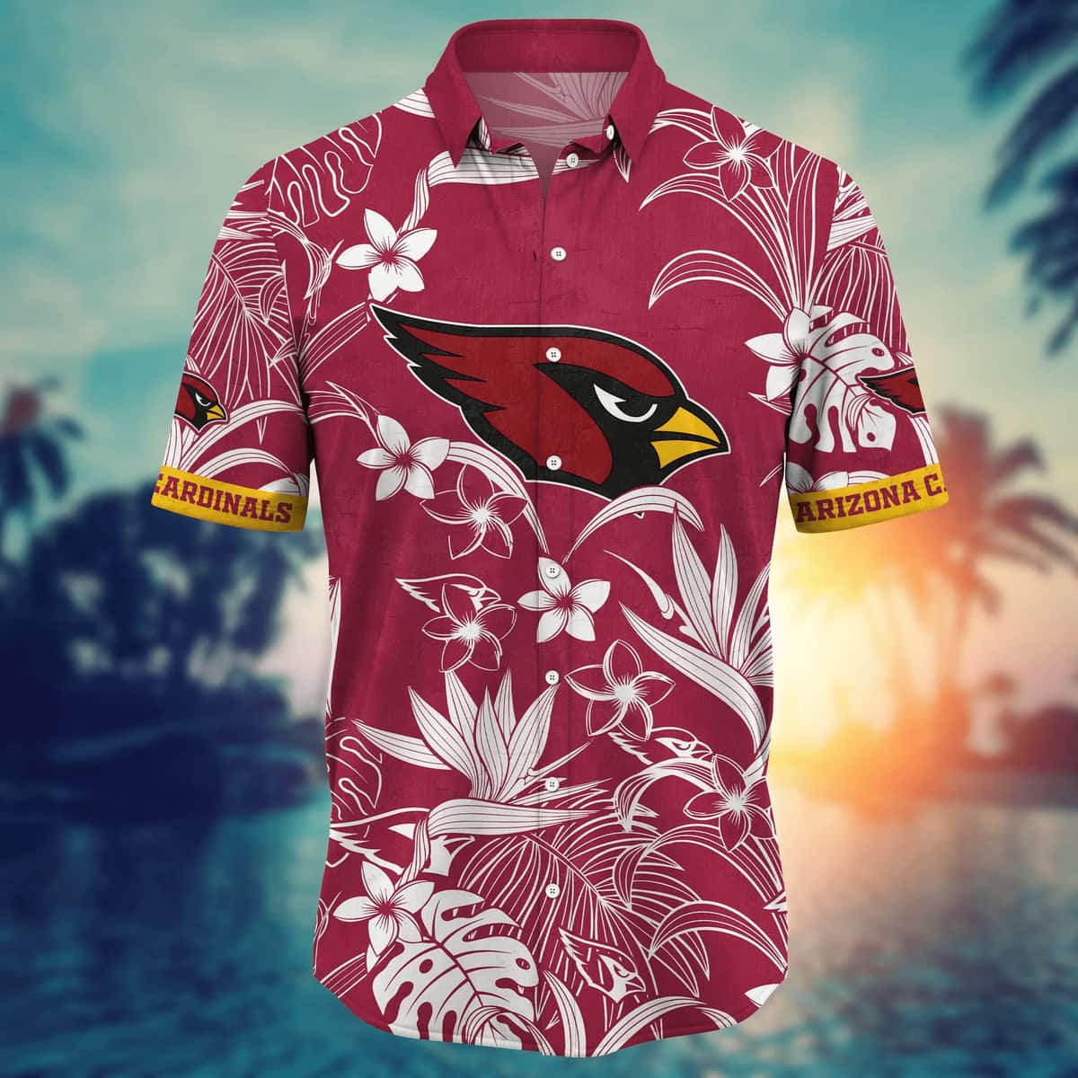 Arizona Cardinals Hawaiian Shorts Beach Gift For Fans