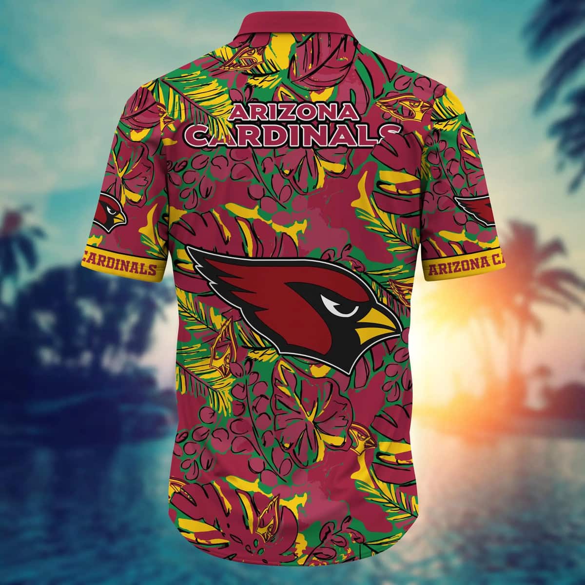 NFL Arizona Cardinals Hawaiian Shirt Colorful Tropical Summer Gift For Great Dad