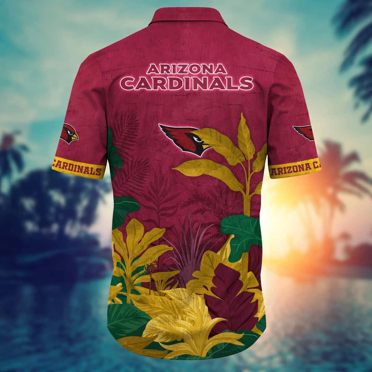 NFL Arizona Cardinals Hawaiian Shirt Various Tropical Plants Cool Gift For Dad