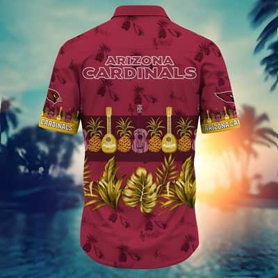 NFL Arizona Cardinals Hawaiian Shirt Diverse Tropical Forest Gift For Stepdad