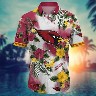 NFL Arizona Cardinals Hawaiian Shirt Aloha Diverse Nature Gift For Stepdad