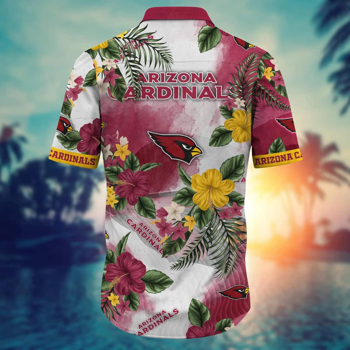 NFL Arizona Cardinals Hawaiian Shirt Aloha Diverse Nature Gift For Stepdad