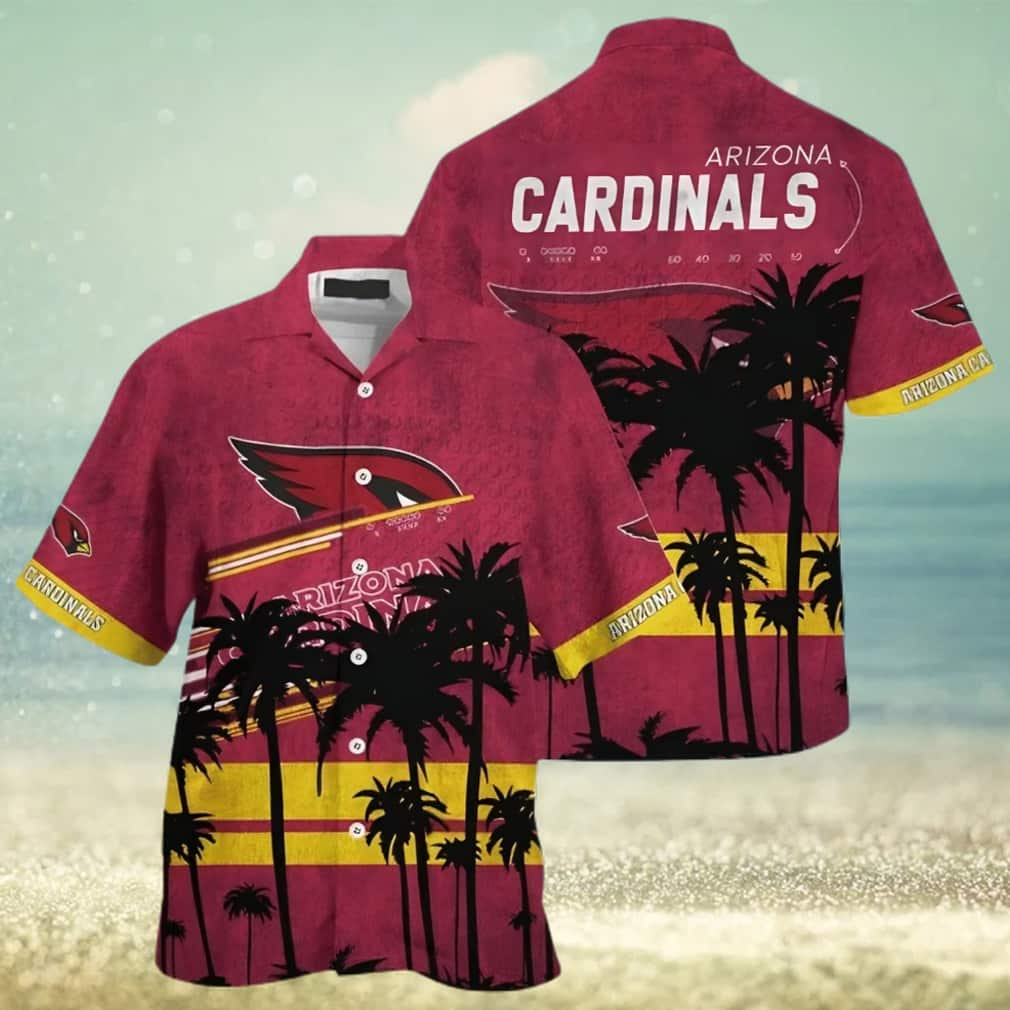 NFL Arizona Cardinals Hawaiian Shirt Vintage Aloha Sunset Gift For Great Dad