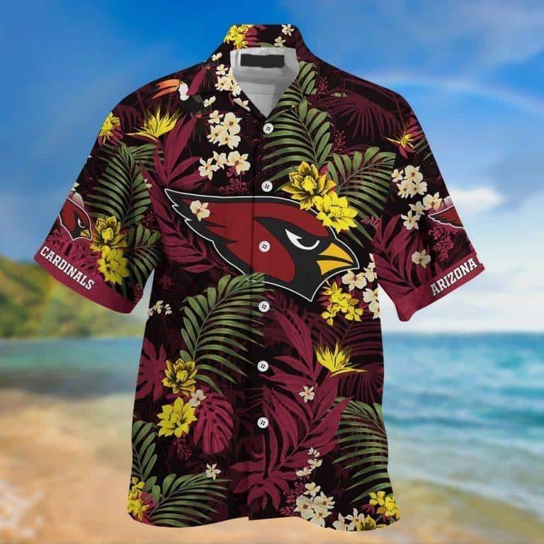 NFL Arizona Cardinals Hawaiian Shirt If This Flag Offends You Gift For New Dad