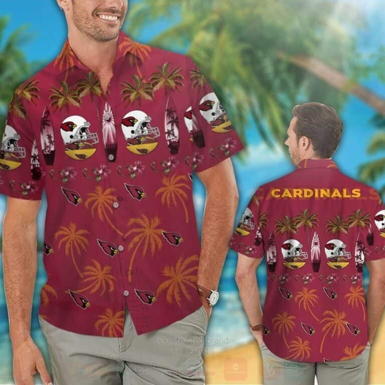 NFL Arizona Cardinals Hawaiian Shirt Aloha Tropical Concept Gift For New Dad