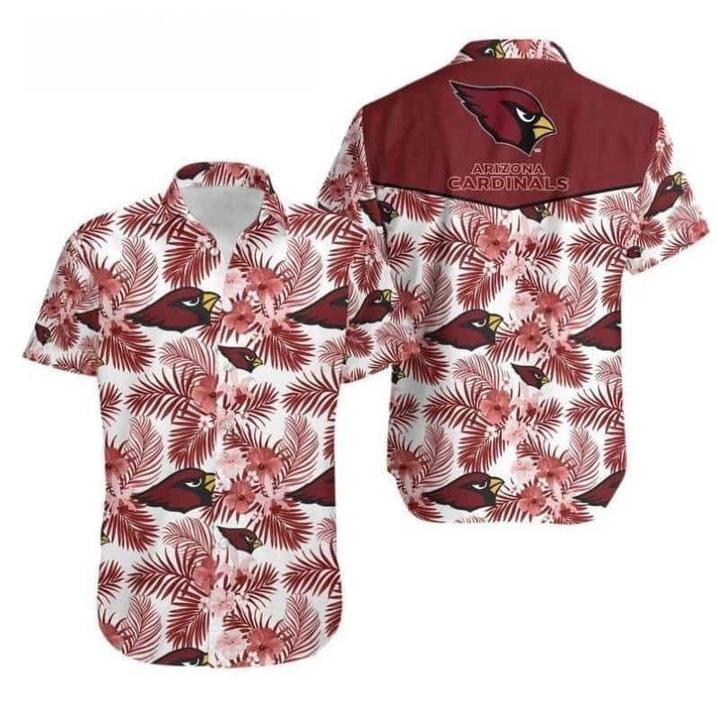 NFL Arizona Cardinals Hawaiian Shirt Tropical Floweret Summer Holiday Gift