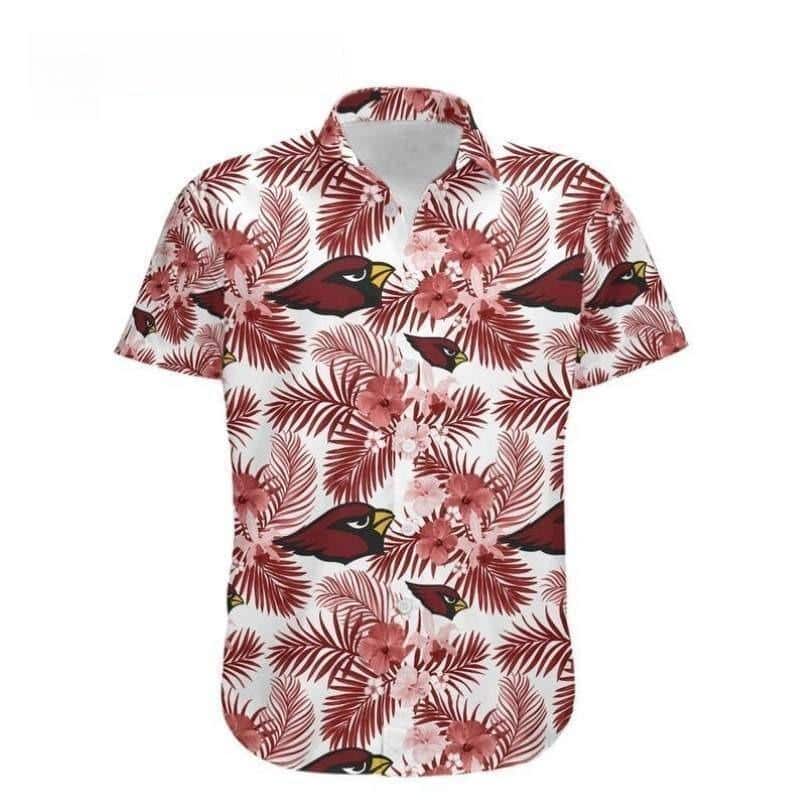 NFL Arizona Cardinals Hawaiian Shirt Tropical Floweret Summer Holiday Gift