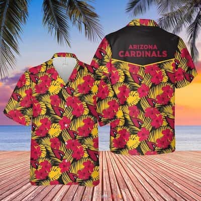NFL Arizona Cardinals Hawaiian Shirt Colorful Aloha Forest Gift For Beach Lovers
