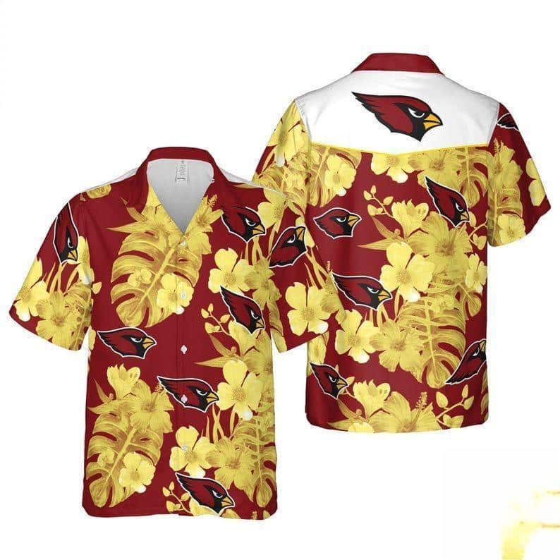 NFL Arizona Cardinals Hawaiian Shirt Aloha Nature Trending Gift For New Dad