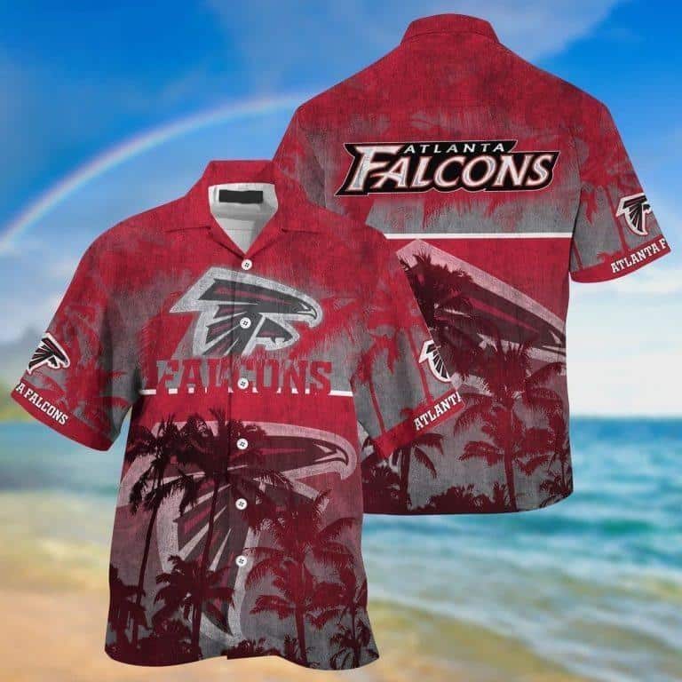 NFL Atlanta Falcons Hawaiian Shirt Sunset Scenery Vintage Gift For Football Fans