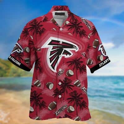 Vintage NFL Atlanta Falcons Hawaiian Shirt Aloha Flora Nature Lovers Gift