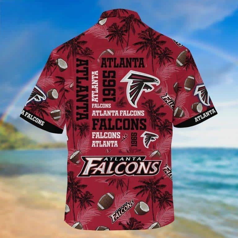 Vintage Aloha NFL AtNFL Atlanta Falcons Hawaiian Shirt Tropical Flower  Beach Gift For Him hawaiian shirt - Limotees