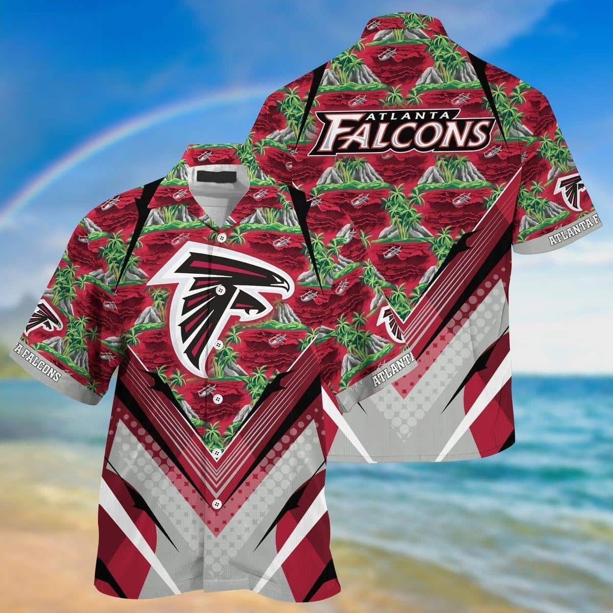 NFL Atlanta Falcons Hawaiian Shirt Aloha Mountain Nature Lovers Gift