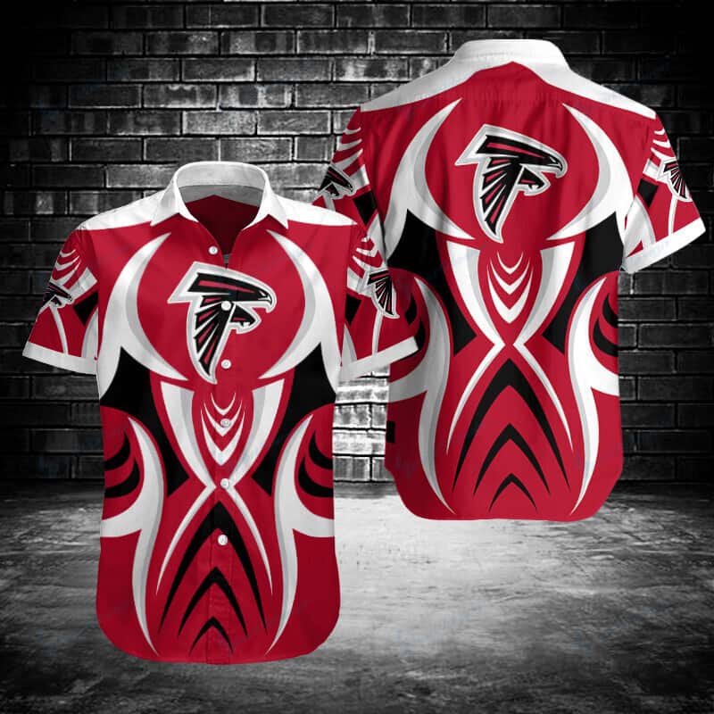 NFL Atlanta Falcons Hawaiian Shirt Red Gift For Football Lovers