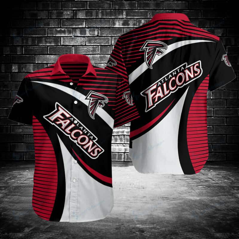 Red NFL Atlanta Falcons Hawaiian Shirt Cool Gift For Game Lovers