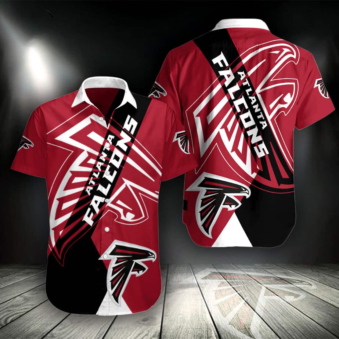 Red NFL Atlanta Falcons Hawaiian Shirt Gift For Loyal Football Fans