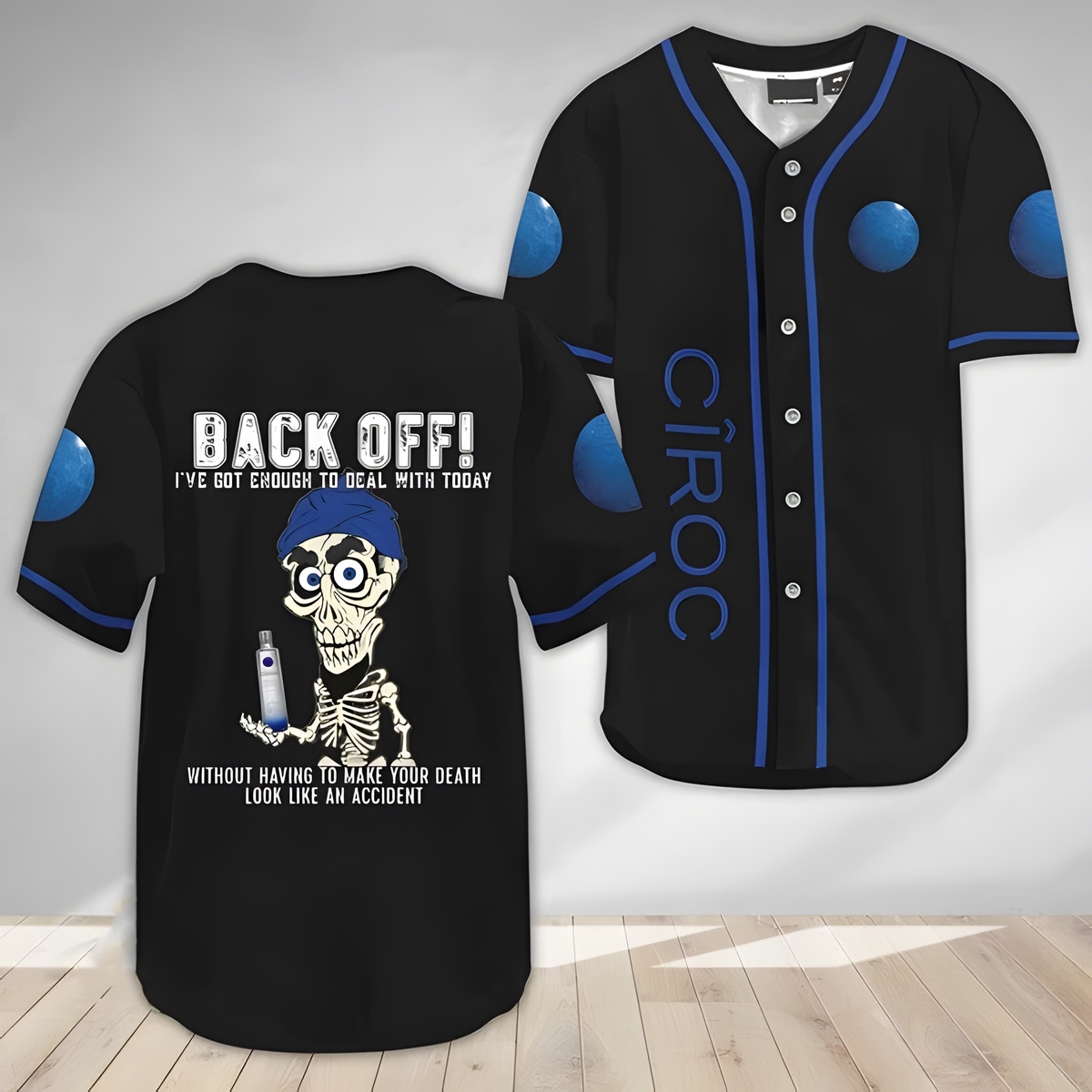 Ciroc Baseball Jersey With Achmed Back Off Gift For Vodka Lovers