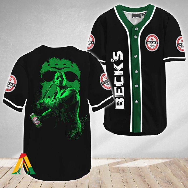 Cool Beck’s Baseball Jersey Jason Voorhees Friday The 13th Gift For Halloween