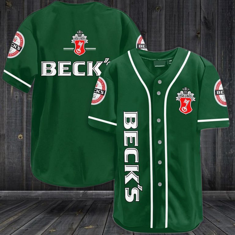 Basic Beck’s Baseball Jersey Gift For Sporty Husband