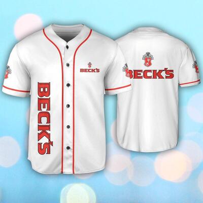 Basic Beck’s Baseball Jersey Best Gift For Dad Who Wants Nothing