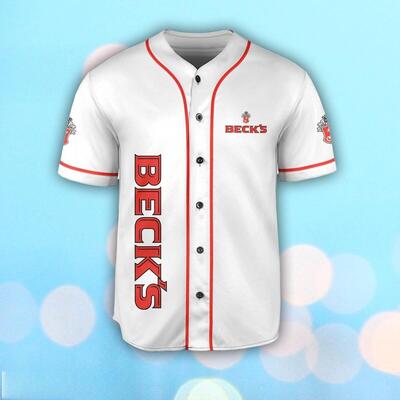 Basic Beck’s Baseball Jersey Best Gift For Dad Who Wants Nothing