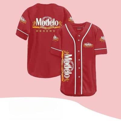 Red Reserva Modelo Baseball Jersey Gift For Beer Drinkers