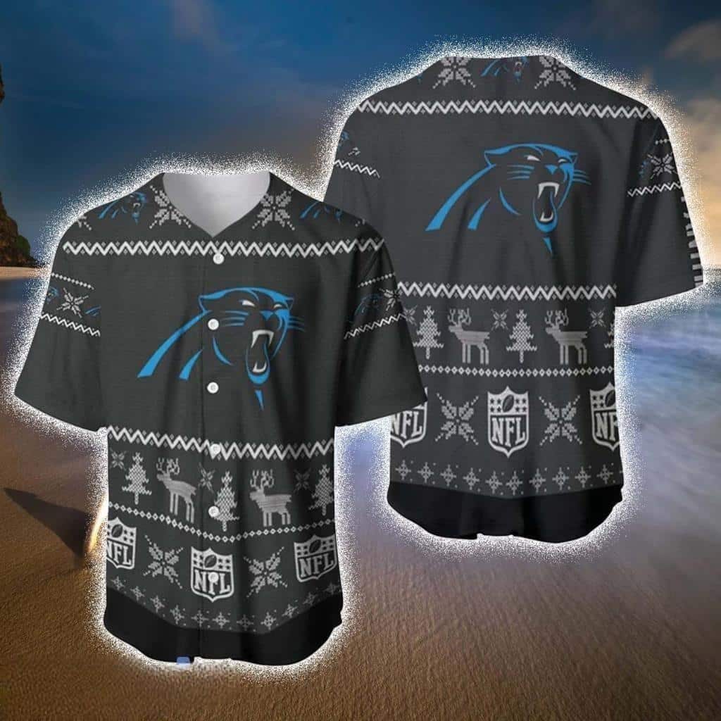 NFL Carolina Panthers Baseball Jersey Christmas Gift For Sporty Fans