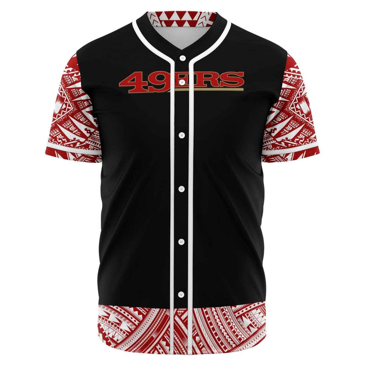 NFL San Francisco 49ers Baseball Jersey Maori Gift For Sporty Friends