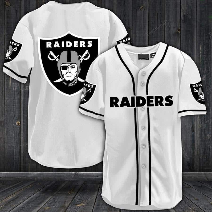 Basic Las Vegas Raiders Baseball Jersey Gift For Sporty Lovers