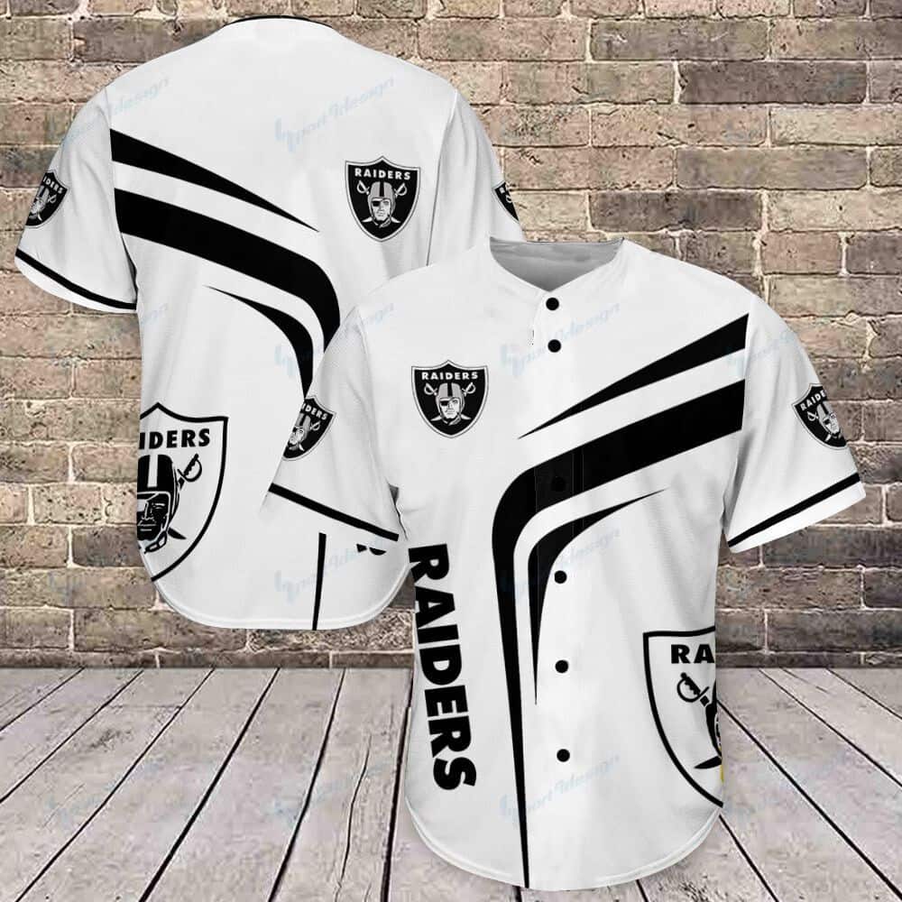 NFL Las Vegas Raiders Baseball Jersey Gift For Sport Fans