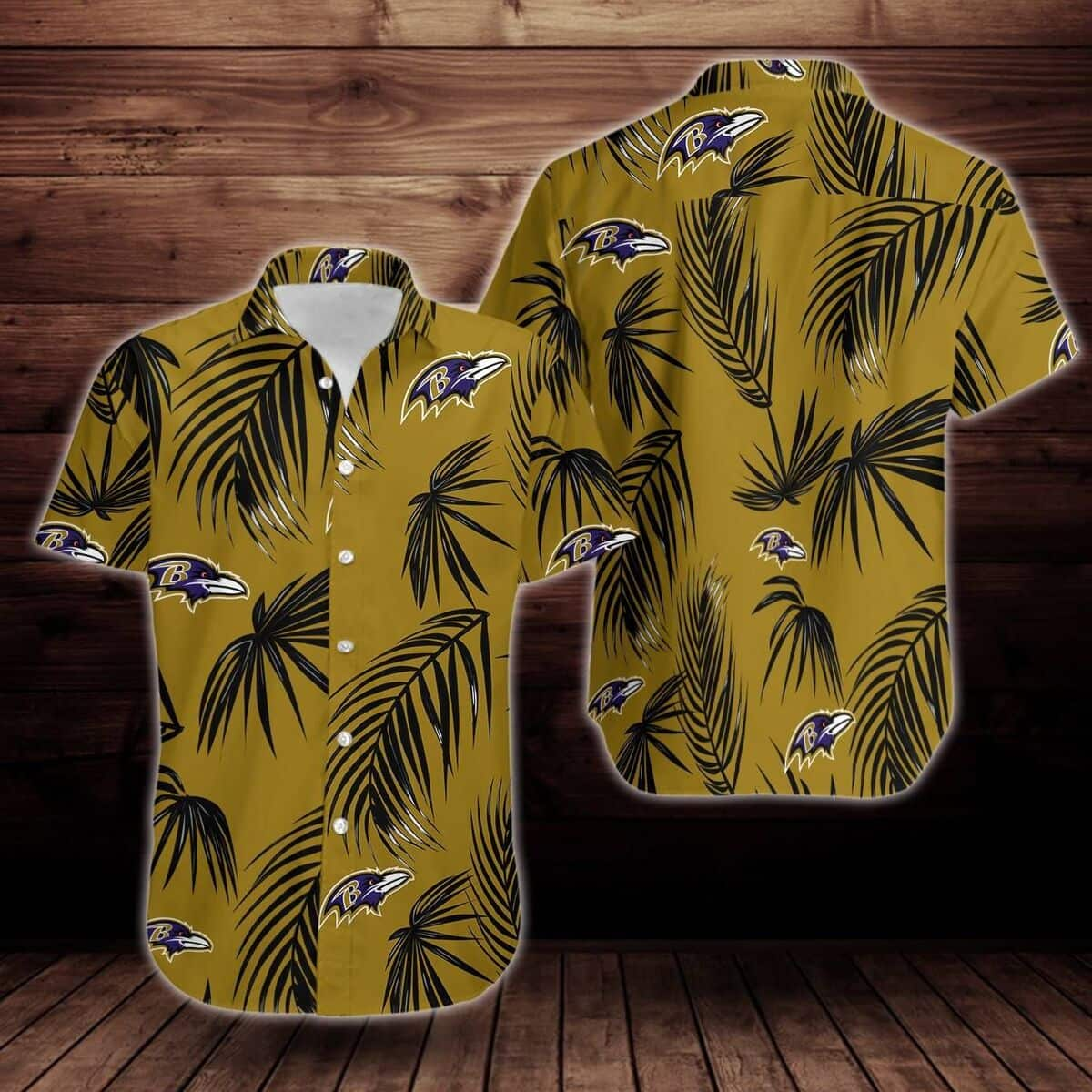 Baltimore Ravens Mens Hawaiian Shirt