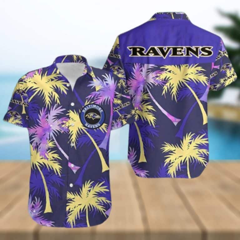 Custom Ravens Hawaiian Shirt Baby Yoda Baltimore Ravens Gift Ideas