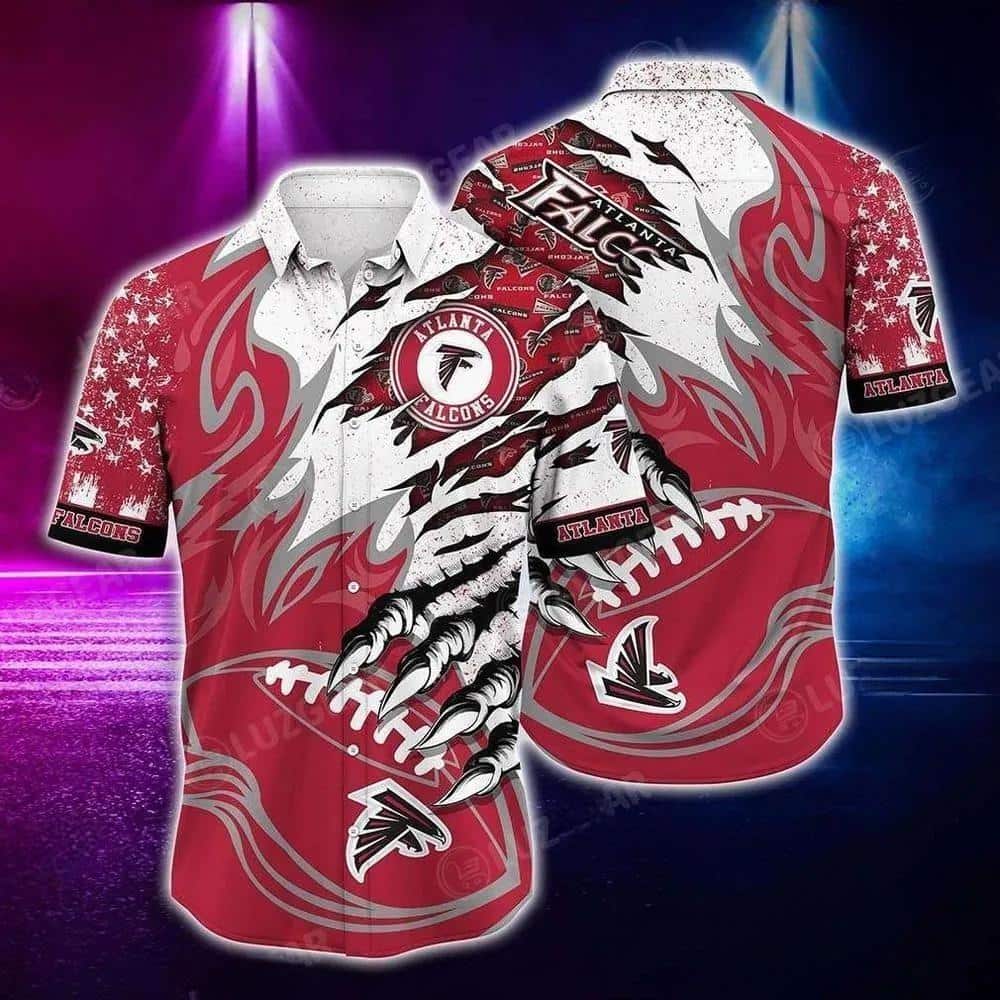 NFL Atlanta Falcons Hawaiian Shirt Claws Team Symbol Gift For Loyal Fans