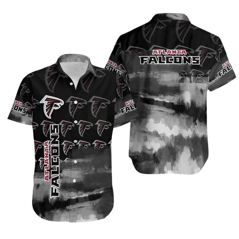 NFL Atlanta Falcons Hawaiian Shirt Dark Concept Beach Gift For Football Players