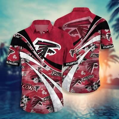 NFL Atlanta Falcons Hawaiian Shirt Tropical Scenery Nature Lovers Gift