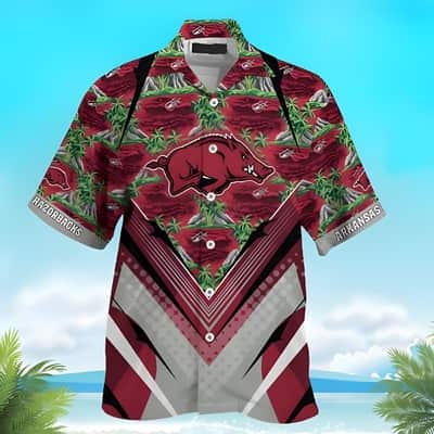 NCAA Arkansas Razorbacks Hawaiian Shirt Aloha Island Practical Beach Gift For New Grandpa
