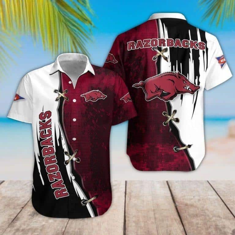 NCAA Arkansas Razorbacks Hawaiian Shirt Team Concept Gift For Football Fans