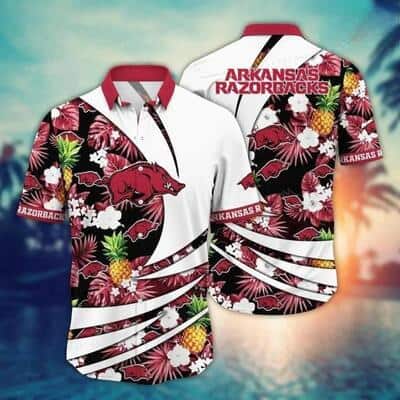 NCAA Arkansas Razorbacks Hawaiian Shirt Aloha Tropical Summer Best Gift For Football Fans