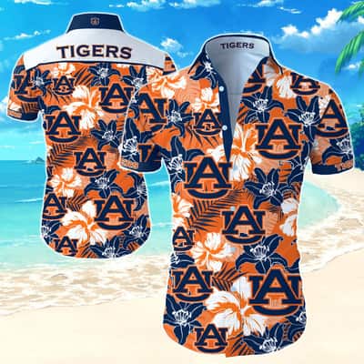 NCAA Auburn Tigers Hawaiian Shirt Aloha Unique Bloom Beach Lovers Gift