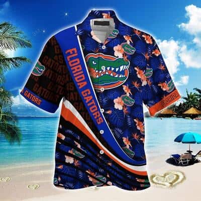 NCAA Florida Gators Hawaiian Shirt Stylish Tropical Flora Gift For Friends