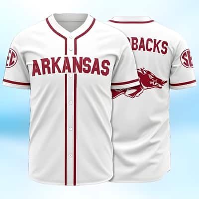 Basic NCAA Arkansas Razorbacks Baseball Jersey Gift For Football Players