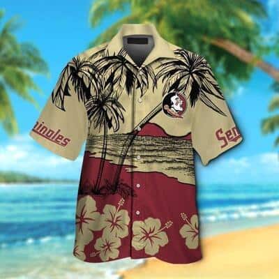 Vintage NCAA Florida State Seminoles Hawaiian Shirt Aloha Beach Gift For Friends