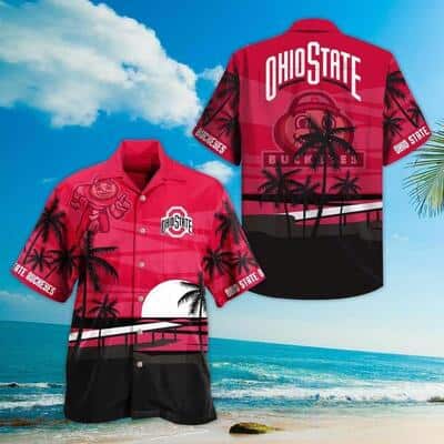 Vintage NCAA Ohio State Buckeyes Hawaiian Shirt Aloha Resort Best Family Gift