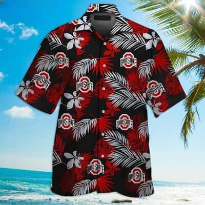 Stylish NCAA Ohio State Buckeyes Hawaiian Shirt Aloha Ecosystem Cool Gift For Dad