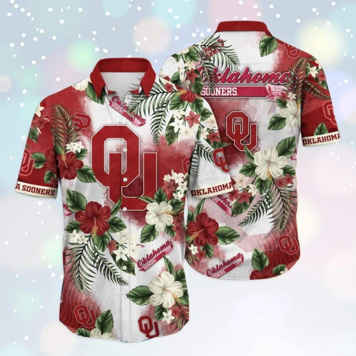 Red Aloha MLB Washington Nationals Hawaiian Shirt White Leaves Pattern  Trendy Summer Gift - Limotees