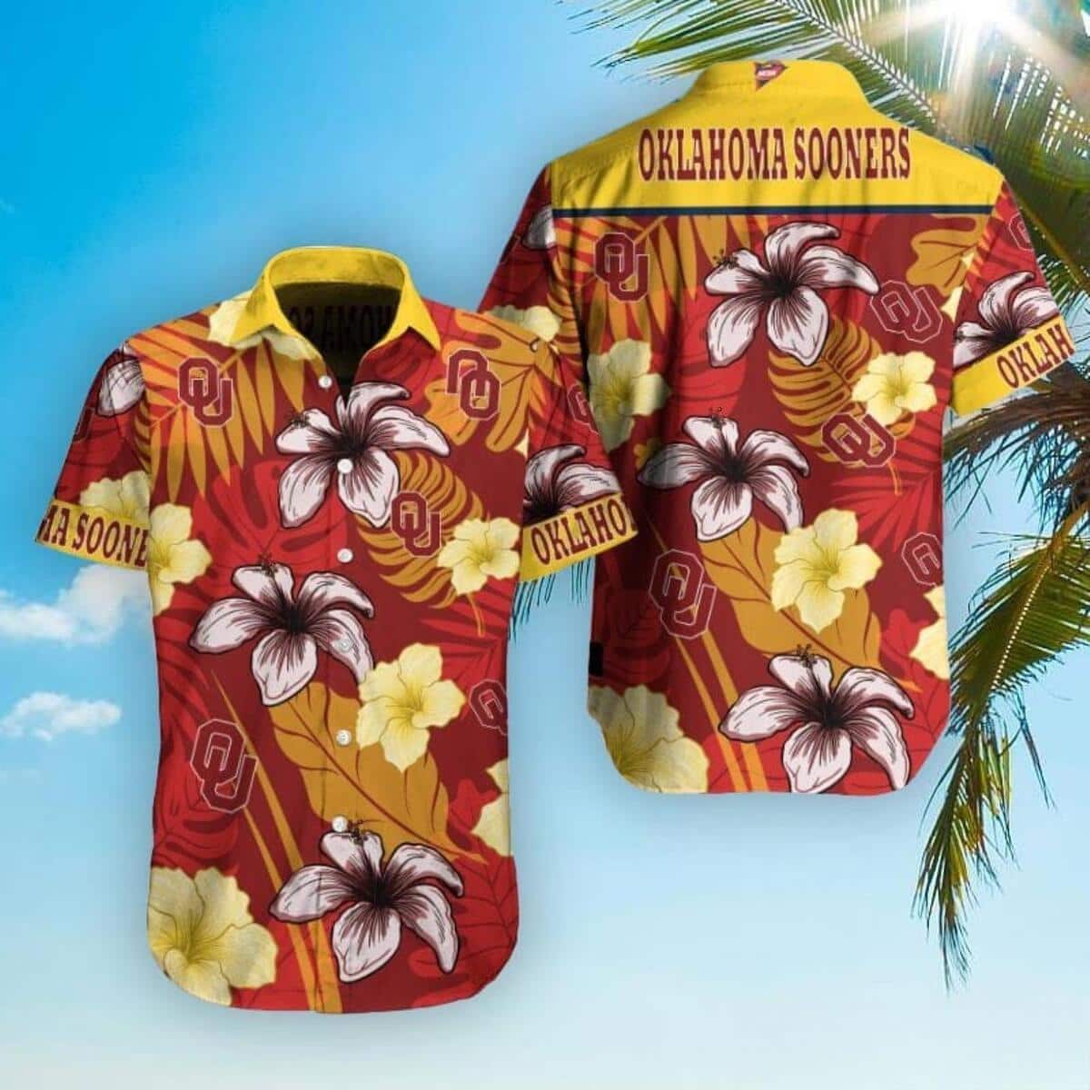 Ncaa Louisville Cardinals Red Flowers Trendy Hawaiian Shirt Aloha Shirt -  Trendy Aloha